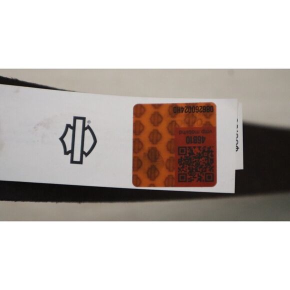 Harley-Davidson BMM042 Men's Sz L (38/40) Dark Brown Genuine Leather Logo Belt - Picture 11 of 16